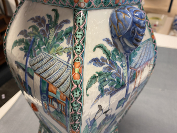 A Chinese doucai 'Xi Xiang Ji' vase, Qianlong/Jiaqing